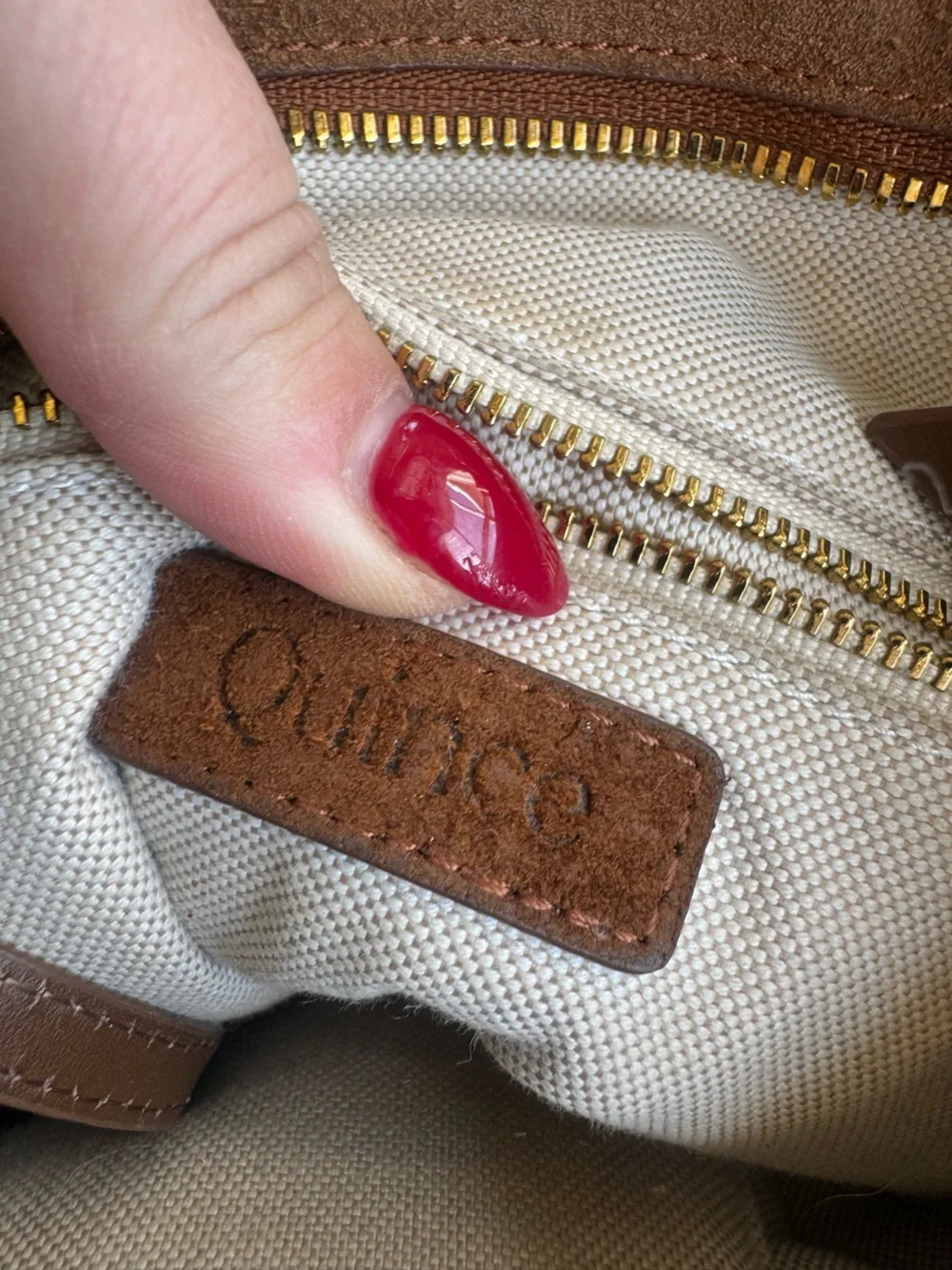 Quince Italian Suede Bucket Crossbody bag